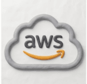 Clay-style AWS technology icon