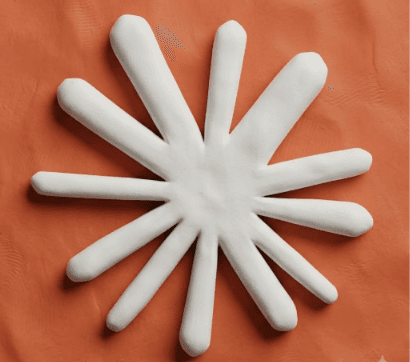 Clay-style Claude technology icon