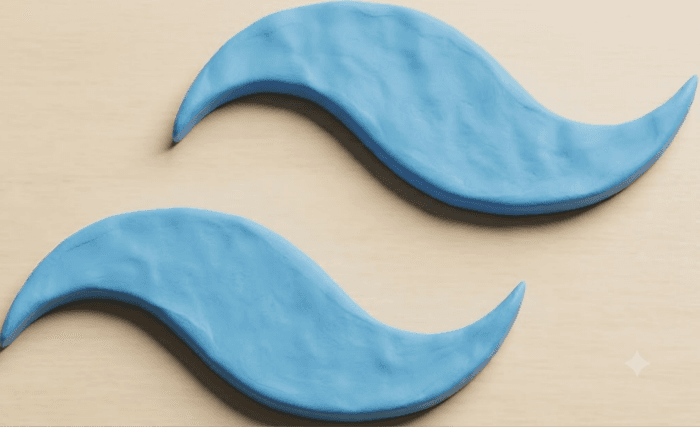 Clay-style Tailwind CSS technology icon
